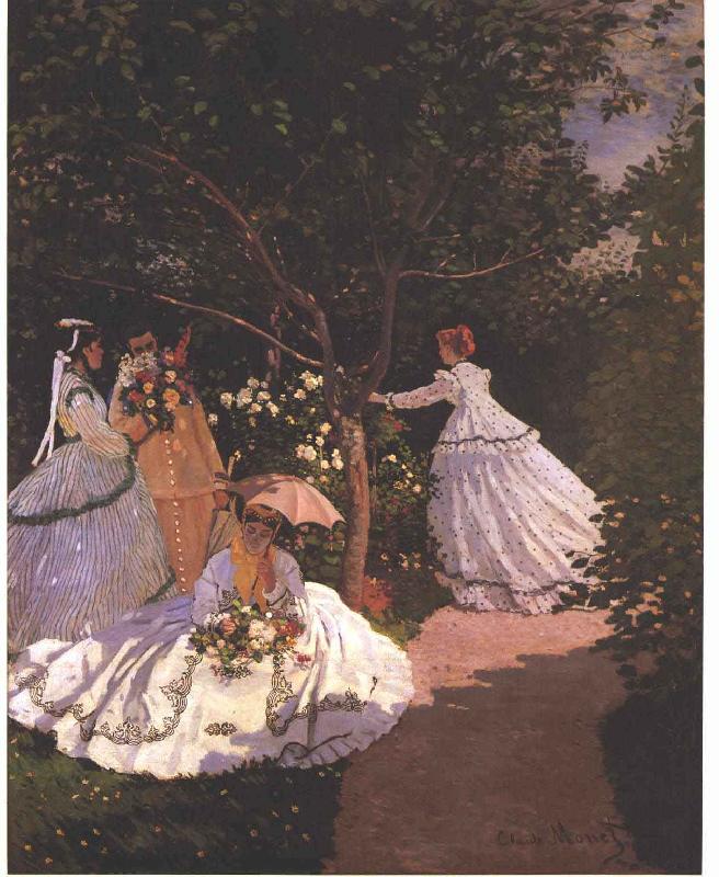 Claude Monet Women in the Garden oil painting image